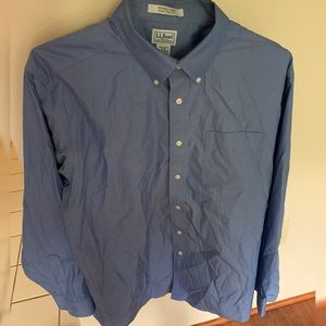 L.L.Bean Blue Dress Shirt